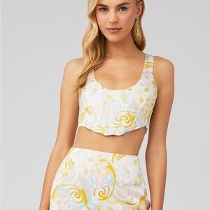 For Love & Lemons Nomi Crop Top Pastel Floral Corset Crop Top

Revolve